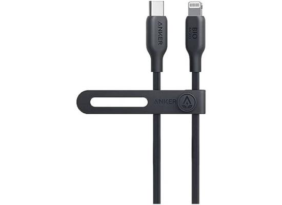 Anker 542 USB-C To Lightning Cable Bio-Based, 20,000-bend Lifespan, Up To 30W Fast Charging, For iPhone, iPad And more, 1.8M, Black